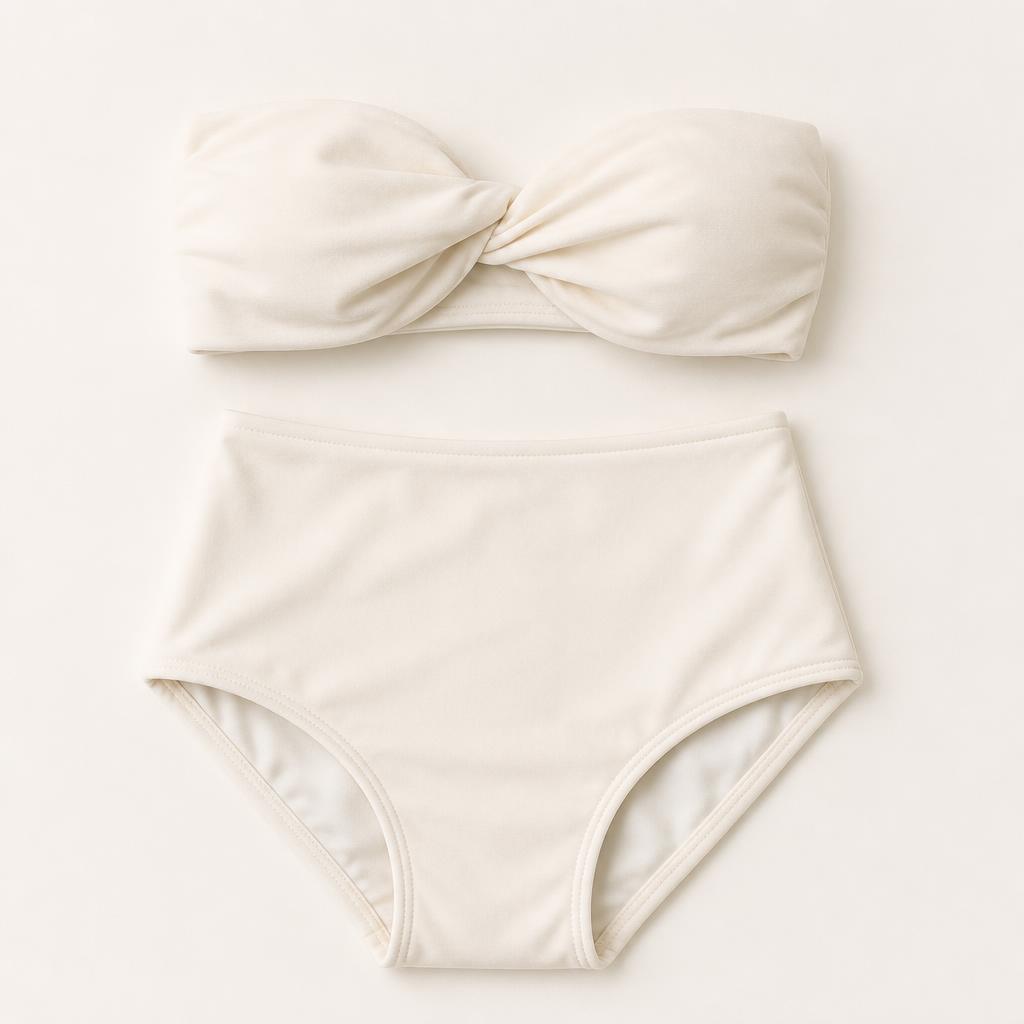 Biquíni Hot Pants Off-White