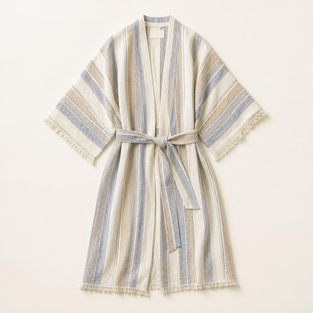 Kimono Linho Listrado
